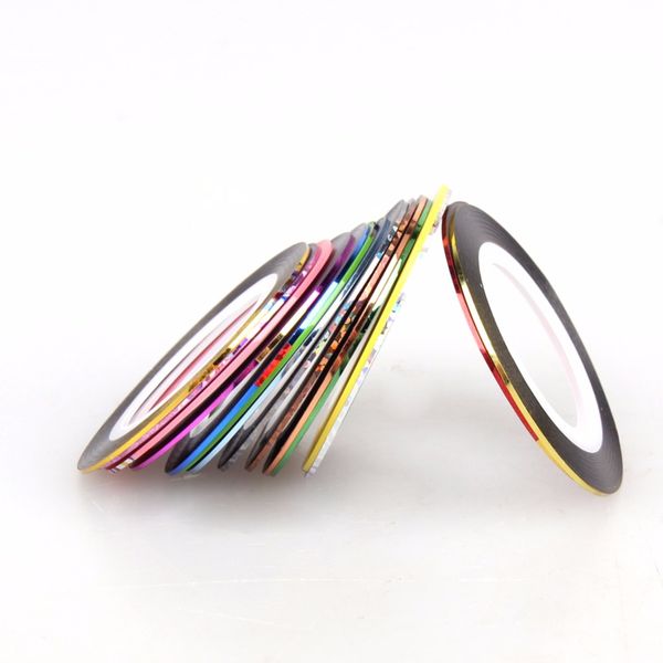 multicolor 30 rolls striping tape line mixed color nail sticker decal diy 4.3cm manicure adhesive nail art decorations striping, Black
multicolor 30 rolls striping tape line mixed color nail sticker decal diy 4.3cm manicure adhesive nail art decorations striping, Black