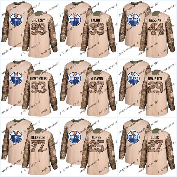 Womens 2017 Camo Veterans Day Edmonton Oilers Wayne Gretzky Connor McDavid Cam Talbot Leon Draisaitl Darnell Nurse Ice Hockey Jerseys
Womens 2017 Camo Veterans Day Edmonton Oilers Wayne Gretzky Connor McDavid Cam Talbot Leon Draisaitl Darnell Nurse Ice Hockey Jerseys