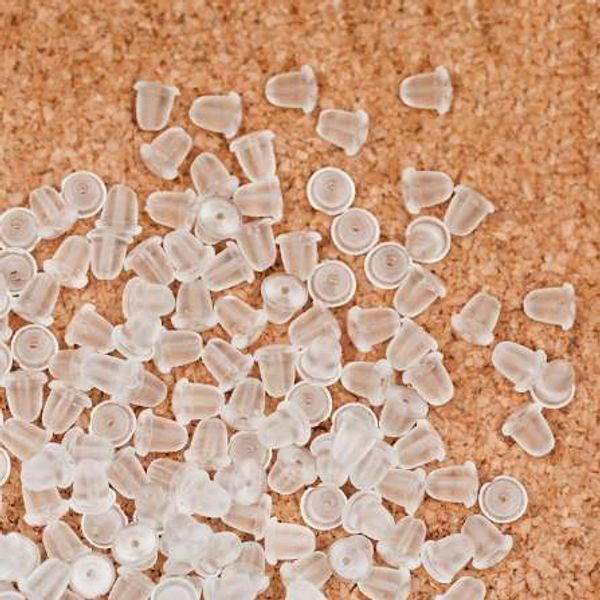 100 50 pcs/lot rubber earring backs sers earnuts stud earring ser back plugs diy jewelry findings accessories making, White
100 50 pcs/lot rubber earring backs sers earnuts stud earring ser back plugs diy jewelry findings accessories making, White