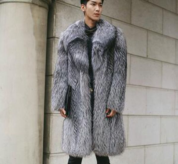 men's winter korean version of european and american casual fashion personality trim warm fox fur large size fur coat / s-6xl, Black
men's winter korean version of european and american casual fashion personality trim warm fox fur large size fur coat / s-6xl, Black