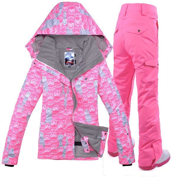 gsou snow 2018.women ski wear single board,double ski suit, jacket + trousers,windproof waterproof sleeve, winter ing
gsou snow 2018.women ski wear single board,double ski suit, jacket + trousers,windproof waterproof sleeve, winter ing