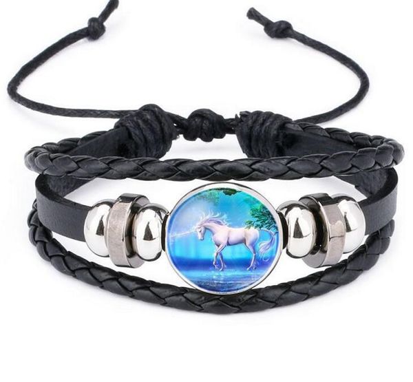 12 colors pegasus unicorn bracelet handmade leather multilayer wrap bracelet bangle cuff wristbands time gemstone bracelets fashion jewelry, Silver
12 colors pegasus unicorn bracelet handmade leather multilayer wrap bracelet bangle cuff wristbands time gemstone bracelets fashion jewelry, Silver