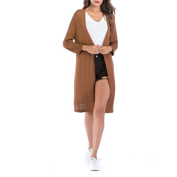 new fashion casual women knitted cardigan long sleeve solid color sweater cardigans coat ws9532v, White;black
new fashion casual women knitted cardigan long sleeve solid color sweater cardigans coat ws9532v, White;black