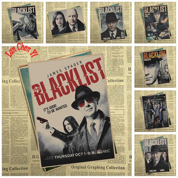 the blacklist nostalgic matte kraft paper poster office gift room dining home decor wall sticker design
the blacklist nostalgic matte kraft paper poster office gift room dining home decor wall sticker design