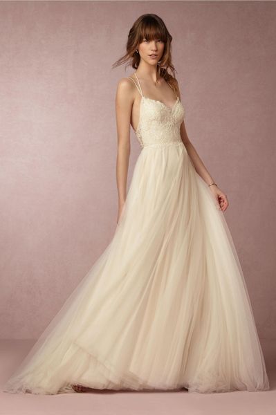 beach boho wedding dresses bhldn spaghetti strap sleeveless appliques lace on a-line wedding gowns custom made dh4217, White
beach boho wedding dresses bhldn spaghetti strap sleeveless appliques lace on a-line wedding gowns custom made dh4217, White