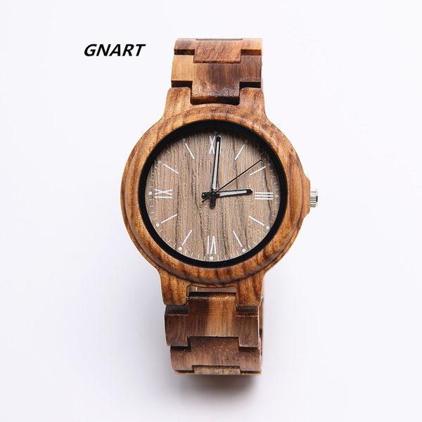 gnart 439 zebra wood dress wrist watch men quartz men's fashionable handmade wood watch wholesale direct sales, Slivery;brown
gnart 439 zebra wood dress wrist watch men quartz men's fashionable handmade wood watch wholesale direct sales, Slivery;brown