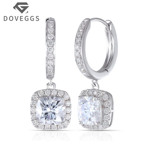 doveggs genuine 14k white gold 585 6*6mm cushion cut f color moissanite main stone halo dangling earring for women, Golden;silver
doveggs genuine 14k white gold 585 6*6mm cushion cut f color moissanite main stone halo dangling earring for women, Golden;silver