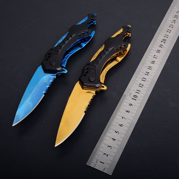Free DHL 2 Styles Folding Tactical knife 5Cr13 Part Serrated Blade Hand Tool EDC Survival Pocket Camping Knives Personalized LOGO Gift P609F
Free DHL 2 Styles Folding Tactical knife 5Cr13 Part Serrated Blade Hand Tool EDC Survival Pocket Camping Knives Personalized LOGO Gift P609F