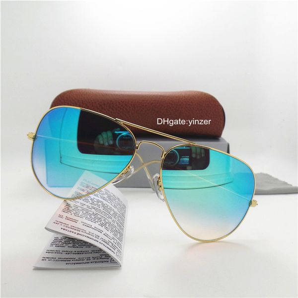 glass lens sunglasses women men uv400 eyewear gradient pilot 58mm 62mm size goggle with brown box case, White;black
glass lens sunglasses women men uv400 eyewear gradient pilot 58mm 62mm size goggle with brown box case, White;black