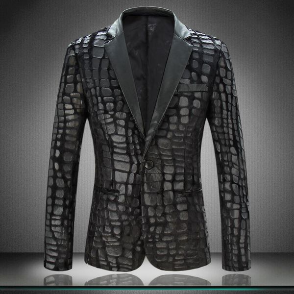mens velvet pu stamping european tuxedo jacket/stage/studio/bar/ performance jaceket/this is only jacket, White;black
mens velvet pu stamping european tuxedo jacket/stage/studio/bar/ performance jaceket/this is only jacket, White;black