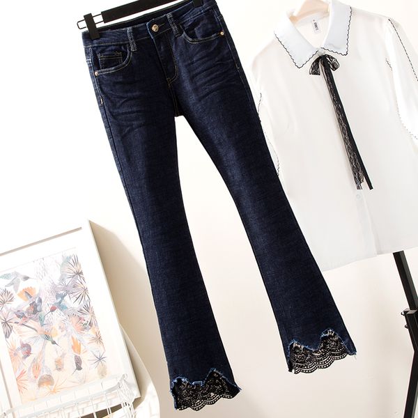 plus size jeans for women la'ce tassel mid waist elastic denim pants wide leg ankle length femme trousers boyfriend jeans 4xl, Blue
plus size jeans for women la'ce tassel mid waist elastic denim pants wide leg ankle length femme trousers boyfriend jeans 4xl, Blue