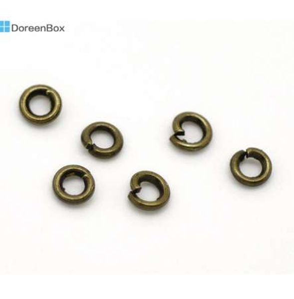 doreen box lovely antique bronze open jump rings 3mm(1/8"), sold per lot of 2000 (b16910), Silver
doreen box lovely antique bronze open jump rings 3mm(1/8"), sold per lot of 2000 (b16910), Silver