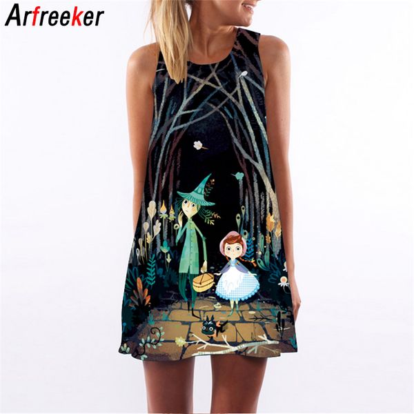 arer chiffon round neck dress 2018 new style girls short dress sleeveless summer casual floral print women dresses, White;black
arer chiffon round neck dress 2018 new style girls short dress sleeveless summer casual floral print women dresses, White;black