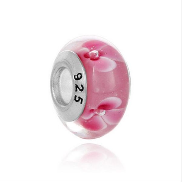 pink flower murano lampwork glass bead 925 stering silver big hole loose beads fit european pandora charms bracelet & necklace diy jewelry, Crystal
pink flower murano lampwork glass bead 925 stering silver big hole loose beads fit european pandora charms bracelet & necklace diy jewelry, Crystal