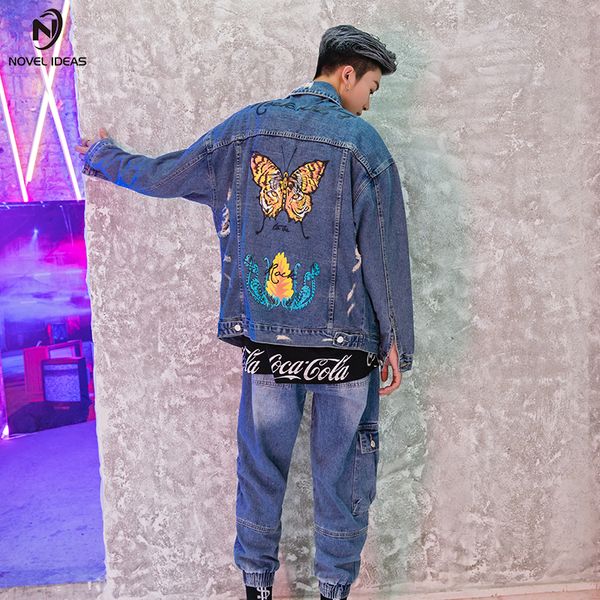 novel ideas colorful butterfly embroidery jean jackets patch designs men casual denim jacket japan style denim jacket us size, Black;brown
novel ideas colorful butterfly embroidery jean jackets patch designs men casual denim jacket japan style denim jacket us size, Black;brown