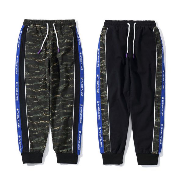 autumn men's trousers hip hop personality color match beam cargo pants loose couple side strip hip hop jogger sweatpants, Black
autumn men's trousers hip hop personality color match beam cargo pants loose couple side strip hip hop jogger sweatpants, Black