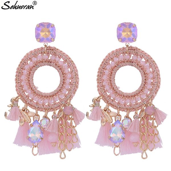 sehuoran tassel earrings for woman boho oorbellen crystal beads facted handmade pendients woman wedding earrings big earings, Silver
sehuoran tassel earrings for woman boho oorbellen crystal beads facted handmade pendients woman wedding earrings big earings, Silver