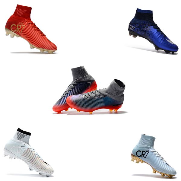 100% Original Red Gold CR7 Kids Soccer Shoes Mercurial Superfly FG Children Soccer Cleats AAA Quality Football Boots Size EU35-45
100% Original Red Gold CR7 Kids Soccer Shoes Mercurial Superfly FG Children Soccer Cleats AAA Quality Football Boots Size EU35-45