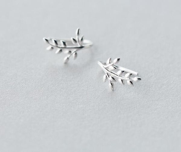 women's 1pair 100% real. 925 sterling silver jewelry branch olive of leaf ear earrings gtle1371, Golden;silver
women's 1pair 100% real. 925 sterling silver jewelry branch olive of leaf ear earrings gtle1371, Golden;silver
