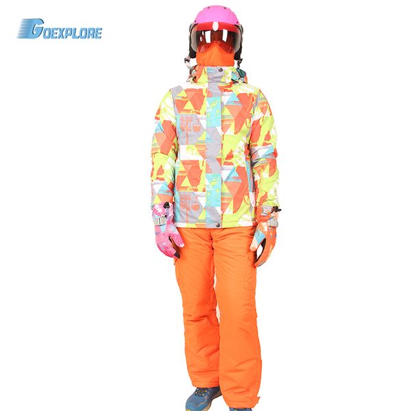 goexplore snowboarding sets new -30 degree brand winter ski suits waterproof windproof thicken coats snow jacket and pants women
goexplore snowboarding sets new -30 degree brand winter ski suits waterproof windproof thicken coats snow jacket and pants women