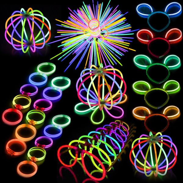 300pcs light stick & 330 parts funny glow stick toys glow in the dark party luminous hairpin glasses bracelet creative toy
300pcs light stick & 330 parts funny glow stick toys glow in the dark party luminous hairpin glasses bracelet creative toy