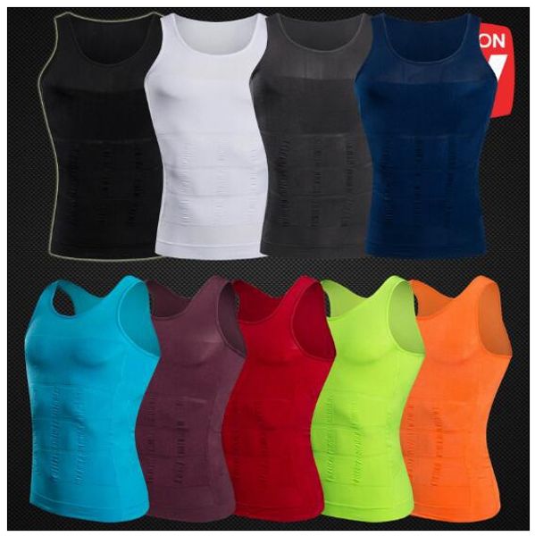 9 colors mens slimming body shaper vest shirt tank men's tummy waist vest lose weight shirt slim compression muscle tank cca8767 100pcs, Black;brown
9 colors mens slimming body shaper vest shirt tank men's tummy waist vest lose weight shirt slim compression muscle tank cca8767 100pcs, Black;brown