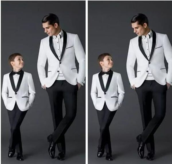 custom made 2018 new fashion groom tuxedos men's wedding dress prom suits father and boy tuxedos (jacket+pants) formal wear tuxedos, Black;gray
custom made 2018 new fashion groom tuxedos men's wedding dress prom suits father and boy tuxedos (jacket+pants) formal wear tuxedos, Black;gray