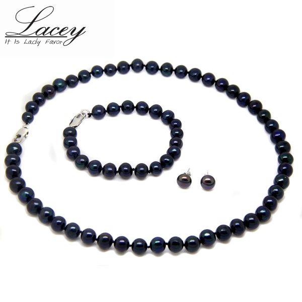 fashion real pearl jewelry sets for women,8-9mm natural black pearl necklace sets,925 silver earrings jewelry sets gift
fashion real pearl jewelry sets for women,8-9mm natural black pearl necklace sets,925 silver earrings jewelry sets gift