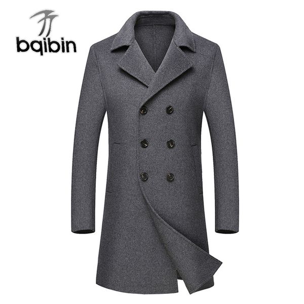 new arrival fashion high-grade autumn winter woolen coat men long double face cashmere breasted, Black
new arrival fashion high-grade autumn winter woolen coat men long double face cashmere breasted, Black