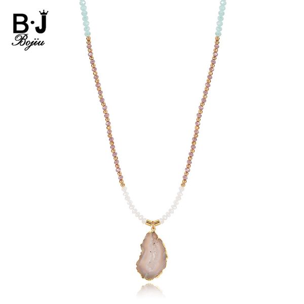 bojiu natural druzy long pendent necklace fashion crystal women necklace exquisite in jewelry gift nks190, Silver
bojiu natural druzy long pendent necklace fashion crystal women necklace exquisite in jewelry gift nks190, Silver