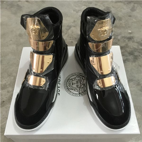 Luxury Brand Hot Sales Medusa high quality new fashion designer men's shoes versae s black white genuine leather high-tops casual shoes
Luxury Brand Hot Sales Medusa high quality new fashion designer men's shoes versae s black white genuine leather high-tops casual shoes