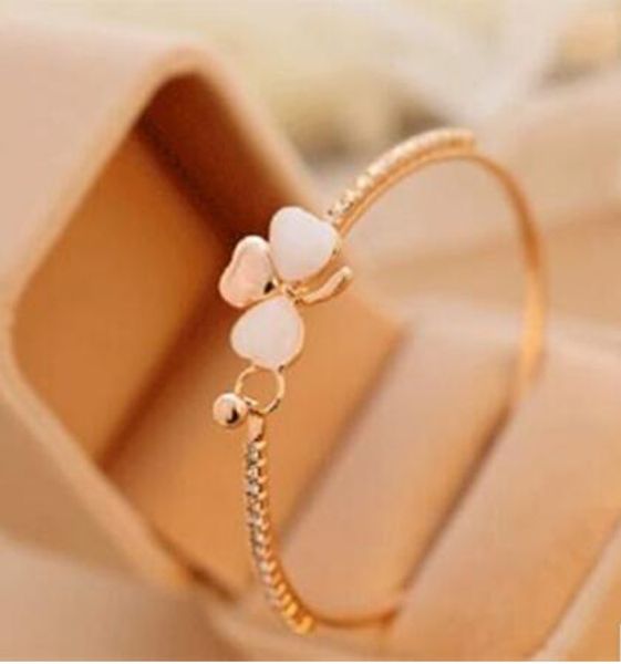 10pcs/lot clover charming cat eye bracelet rose gold color jewelry party wedding gift for women wholesale quality, Golden;silver
10pcs/lot clover charming cat eye bracelet rose gold color jewelry party wedding gift for women wholesale quality, Golden;silver