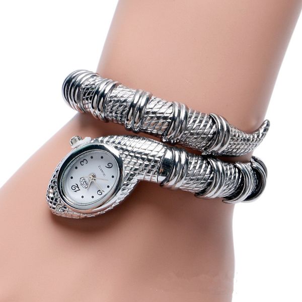 cussi 2018 new luxury serpentine womens bracelet watches silver quartz wristwatches ladies dress watches snake clock, Slivery;brown
cussi 2018 new luxury serpentine womens bracelet watches silver quartz wristwatches ladies dress watches snake clock, Slivery;brown