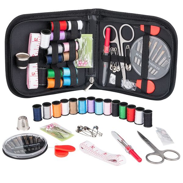 70pcs/set portable travel sewing box kitting needles tools quilting thread stitching embroidery craft sewing kits home organizer, Black
70pcs/set portable travel sewing box kitting needles tools quilting thread stitching embroidery craft sewing kits home organizer, Black