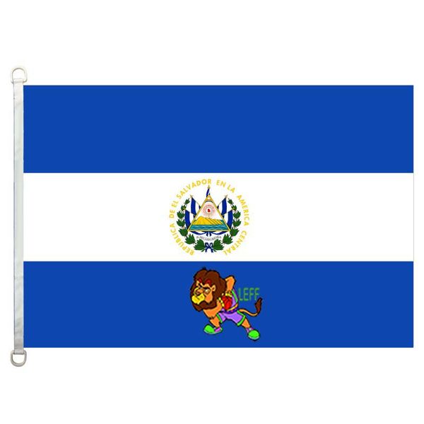

Сальвадор флаг, 90 * 150 см, 100% полиэстер, баннер, цифровая печать