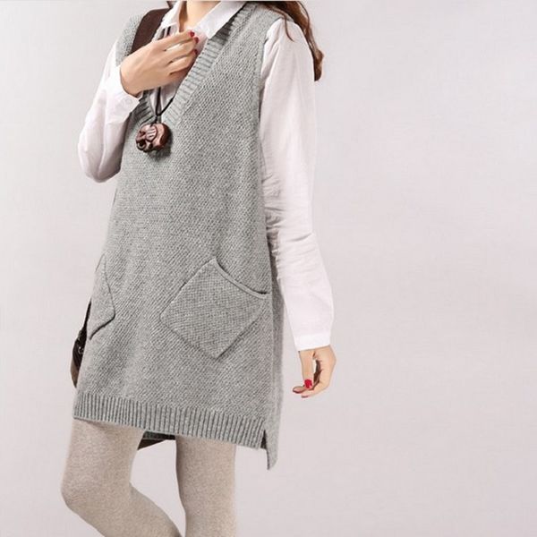 new spring/autumn women's clothing women's sweaters v-neck knitted sweaters autumn clothing vest 5067, White;black
new spring/autumn women's clothing women's sweaters v-neck knitted sweaters autumn clothing vest 5067, White;black