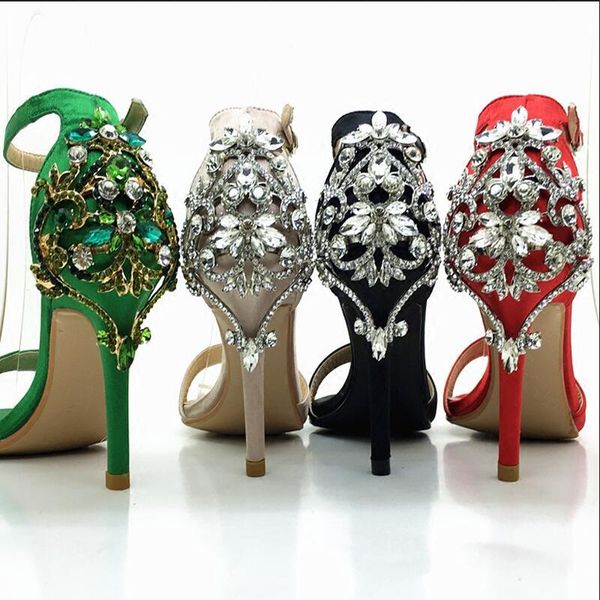 2018 new occident stage show shoes women fashion sandals high heeled big rhinestone vogue summer heels ankle strap buckle wedding shoe, Black
2018 new occident stage show shoes women fashion sandals high heeled big rhinestone vogue summer heels ankle strap buckle wedding shoe, Black