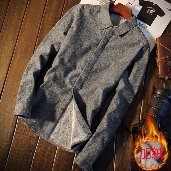 winter new dress shirt men plus velvet thickening slim fit fashion solid color social business casual long-sleeved shirt man, White;black
winter new dress shirt men plus velvet thickening slim fit fashion solid color social business casual long-sleeved shirt man, White;black