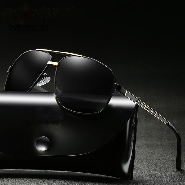 weshion retro polarized sunglasses men luxury pilot vintage brand retro shades classic sun glasses uv40 zonnebril mannen 2018, White;black
weshion retro polarized sunglasses men luxury pilot vintage brand retro shades classic sun glasses uv40 zonnebril mannen 2018, White;black