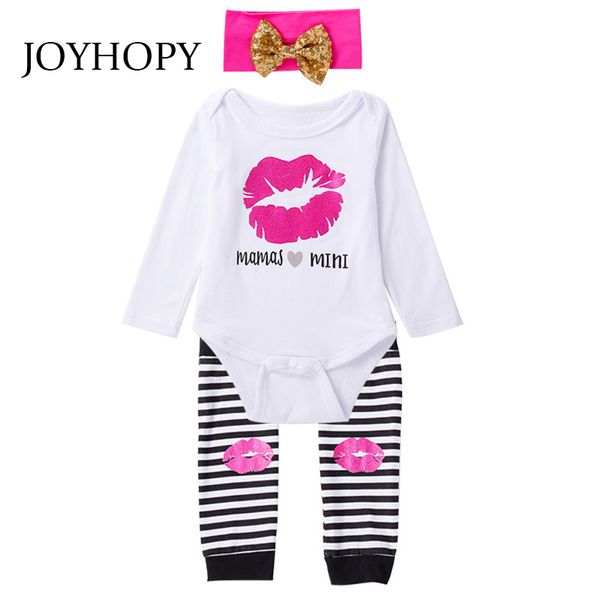 joyhopy baby girl clothes lip printed romper+striped leggings+headband toddler 3pcs outfit newborn kid baby girl set, White
joyhopy baby girl clothes lip printed romper+striped leggings+headband toddler 3pcs outfit newborn kid baby girl set, White