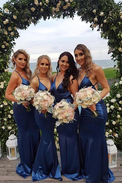draped floor length spaghetti straps beach wedding party gowns 2019 backless blue mermaid deep v neck bridesmaid dress sale, White;pink
draped floor length spaghetti straps beach wedding party gowns 2019 backless blue mermaid deep v neck bridesmaid dress sale, White;pink
