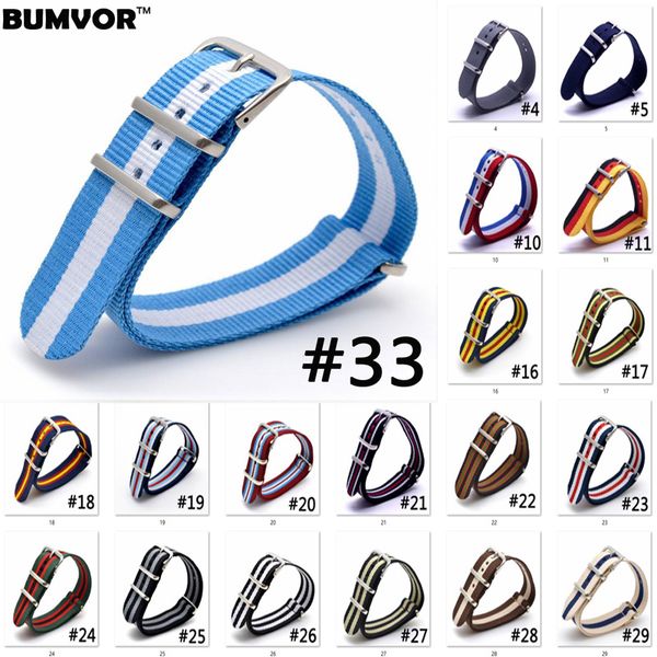 1pcs 16/18 /20/ 22/ 24 mm multiple colors nato nylon watch strap army sport watchband in stock, Black;brown
1pcs 16/18 /20/ 22/ 24 mm multiple colors nato nylon watch strap army sport watchband in stock, Black;brown