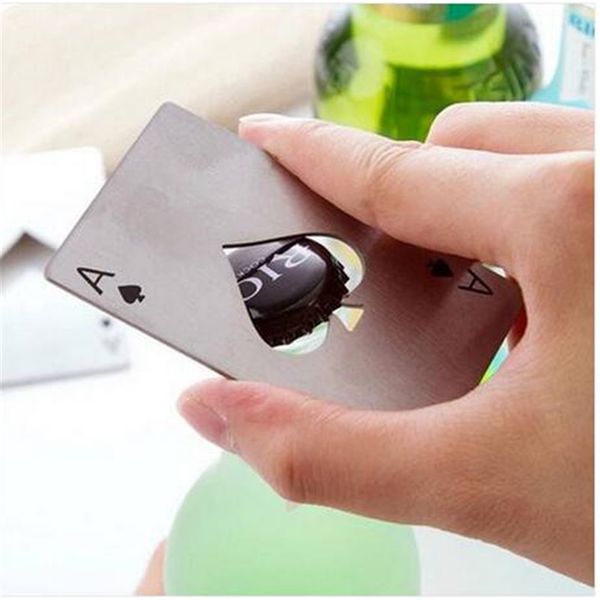 wholesaes portable stainless steel poker ace of spades bar tool beer bottle cap opener
wholesaes portable stainless steel poker ace of spades bar tool beer bottle cap opener