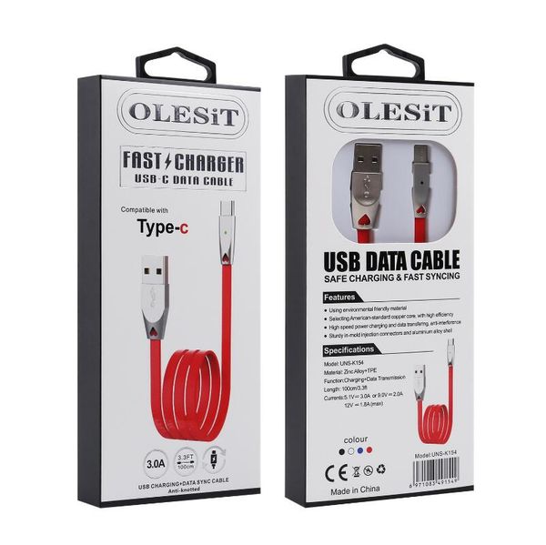 Ole it zinc metal type c cable fa t charging led cable for am ung 8 9 hoco micro u b colorful with retail box
Ole it zinc metal type c cable fa t charging led cable for am ung 8 9 hoco micro u b colorful with retail box