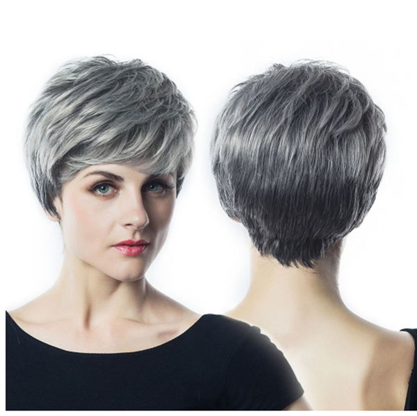 synthetic wigs none braided front lace wigs short hair cut 1b light grey mixed color hightemperature fiber natural wave wig for black
synthetic wigs none braided front lace wigs short hair cut 1b light grey mixed color hightemperature fiber natural wave wig for black