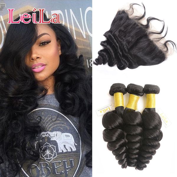 brazilian human virgin hair loose wave 3 bundles with lace frontal 13 x 4 closure 4 pieces/lot hair wefts weave, Black;brown
brazilian human virgin hair loose wave 3 bundles with lace frontal 13 x 4 closure 4 pieces/lot hair wefts weave, Black;brown
