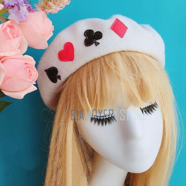 biamoxer lolita hat alpoker simple sweet mori girl beret painter cap preppy cute birthday gift beret hats for women, Blue;gray
biamoxer lolita hat alpoker simple sweet mori girl beret painter cap preppy cute birthday gift beret hats for women, Blue;gray