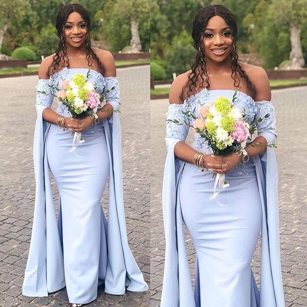 glamorous long sleeve bridesmaid dresses off shoulder lace appliques mermaid 2018 prom dress south african wedding guest dresses, White;pink
glamorous long sleeve bridesmaid dresses off shoulder lace appliques mermaid 2018 prom dress south african wedding guest dresses, White;pink