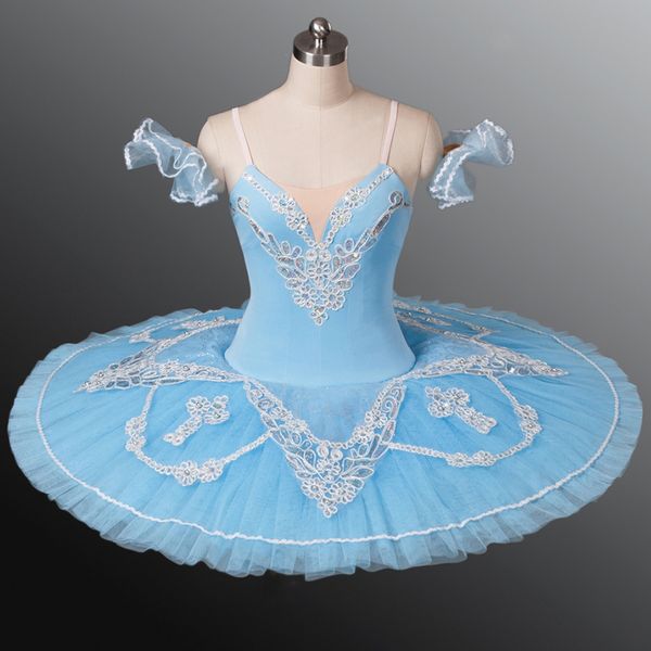 light blue professional ballet tutus white lace classical ballet dress pancake stage costumes for women and girls, Black;red
light blue professional ballet tutus white lace classical ballet dress pancake stage costumes for women and girls, Black;red