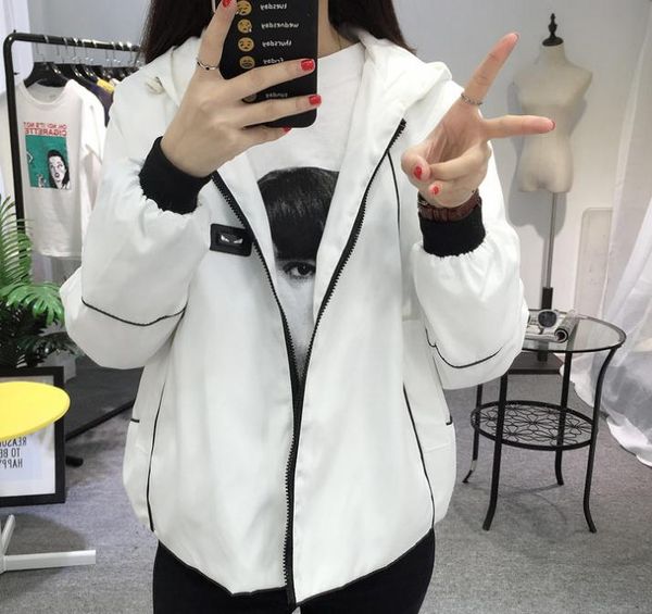 send 2018 spring and autumn new style korean jacket loose and comfortable arder coat girl, Black;brown
send 2018 spring and autumn new style korean jacket loose and comfortable arder coat girl, Black;brown